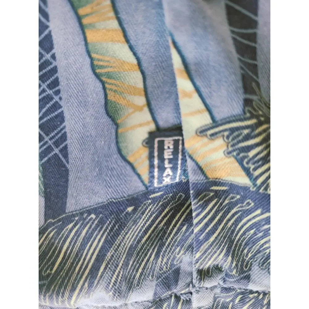 Tommy Bahama Men's XL Hawaiian 100% Silk Camp Shirt Tropical Vacation Travelwear - Picture 3 of 5